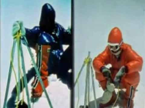 
Peter Habeler and Reinhold Messner On Everest Summit After First Climb Without Oxygen May 8, 1978 - Everest Unmasked Video
